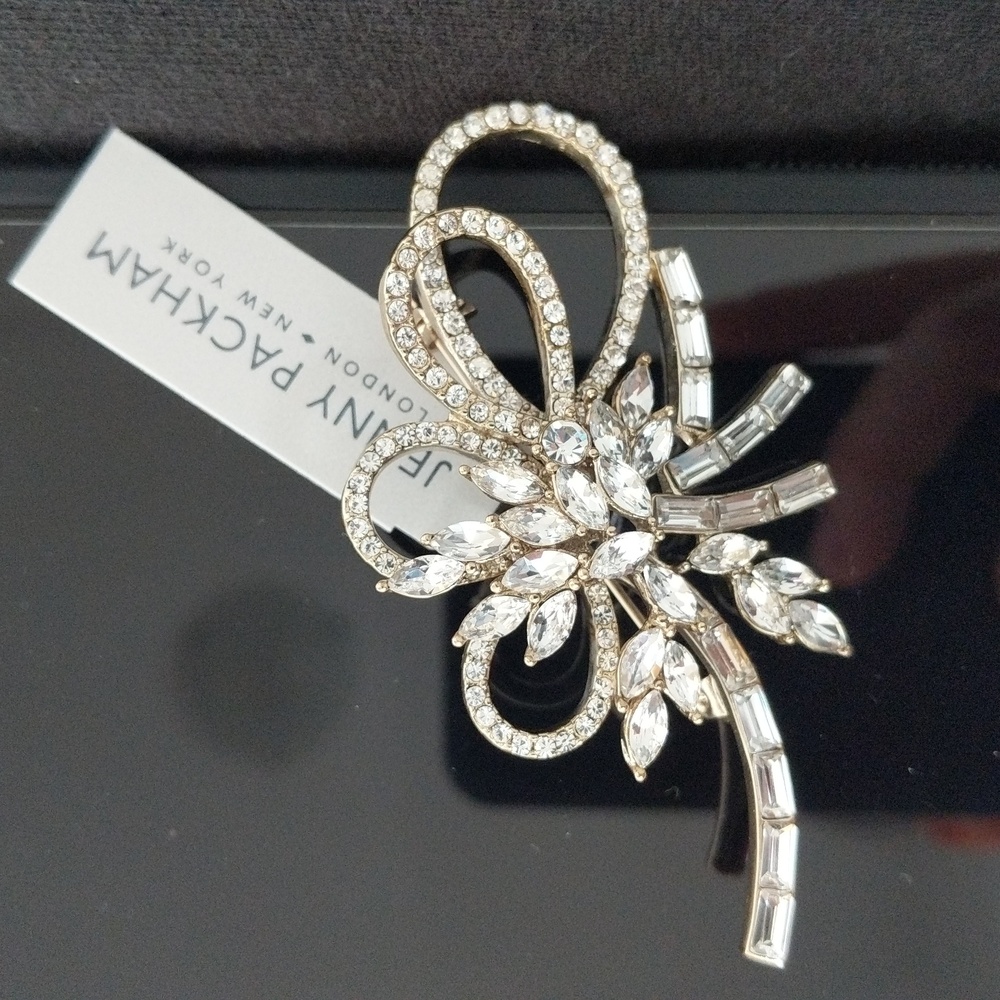NWT Jenny Packham Acacia I Crystal Brooch